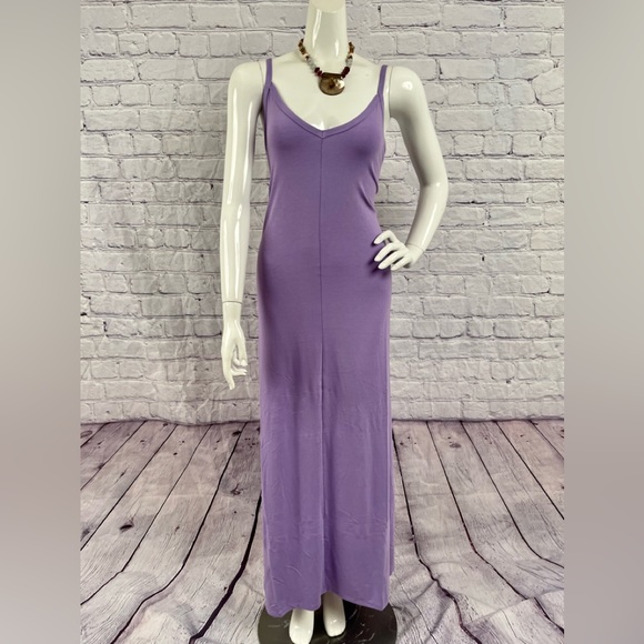 NWT Lavender  Plus Size Maxi Dress With Pockets Size Various - Picture 7 of 15